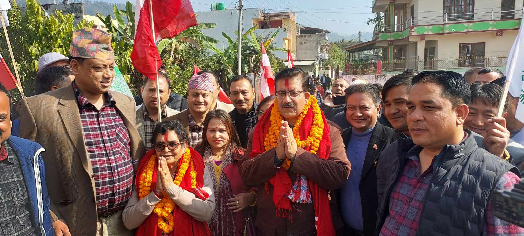 राष्ट्रियसभा निर्वाचन: कांग्रेसका जितजंग र विष्णुदेवीले दर्ता गरे उम्मेदवारी 